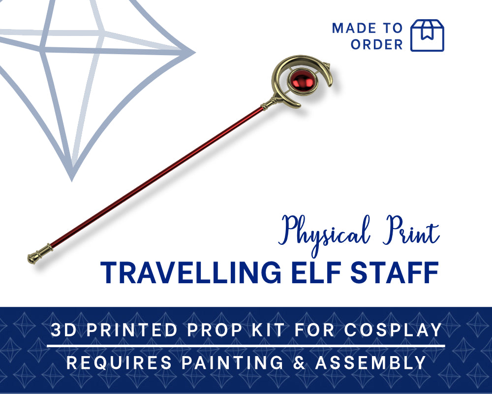 Travelling Elf Staff - 3D Printed Kit Illustris Models