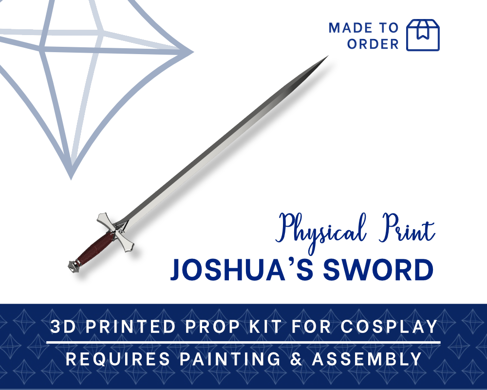 JOSHUA Sword 3D Printed Kit [Final Fantasy XVI] Illustris Models & 3D Printing