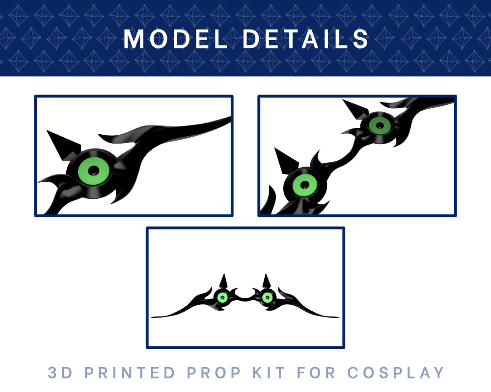 YOICHI Demon Bow 3D PRINTED KIT [Seraph of the End] Illustris Models