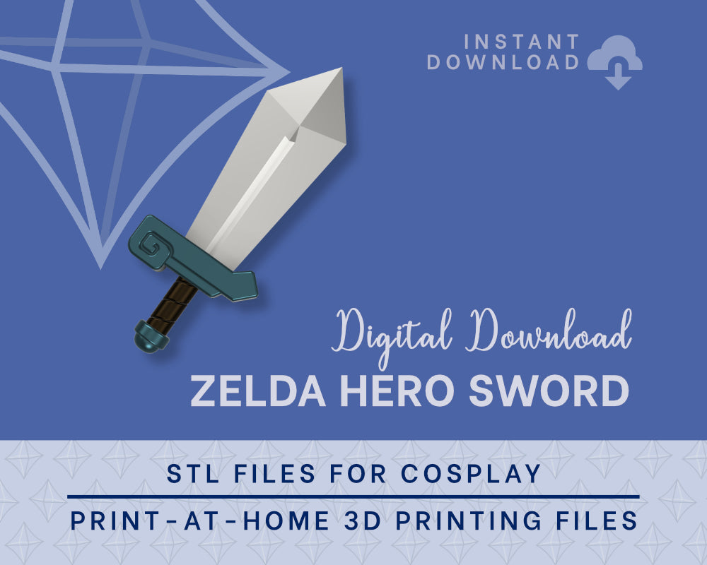 ZELDA Hero Sword STL FILES [The Legend of Zelda Echoes of Wisdom] Cos