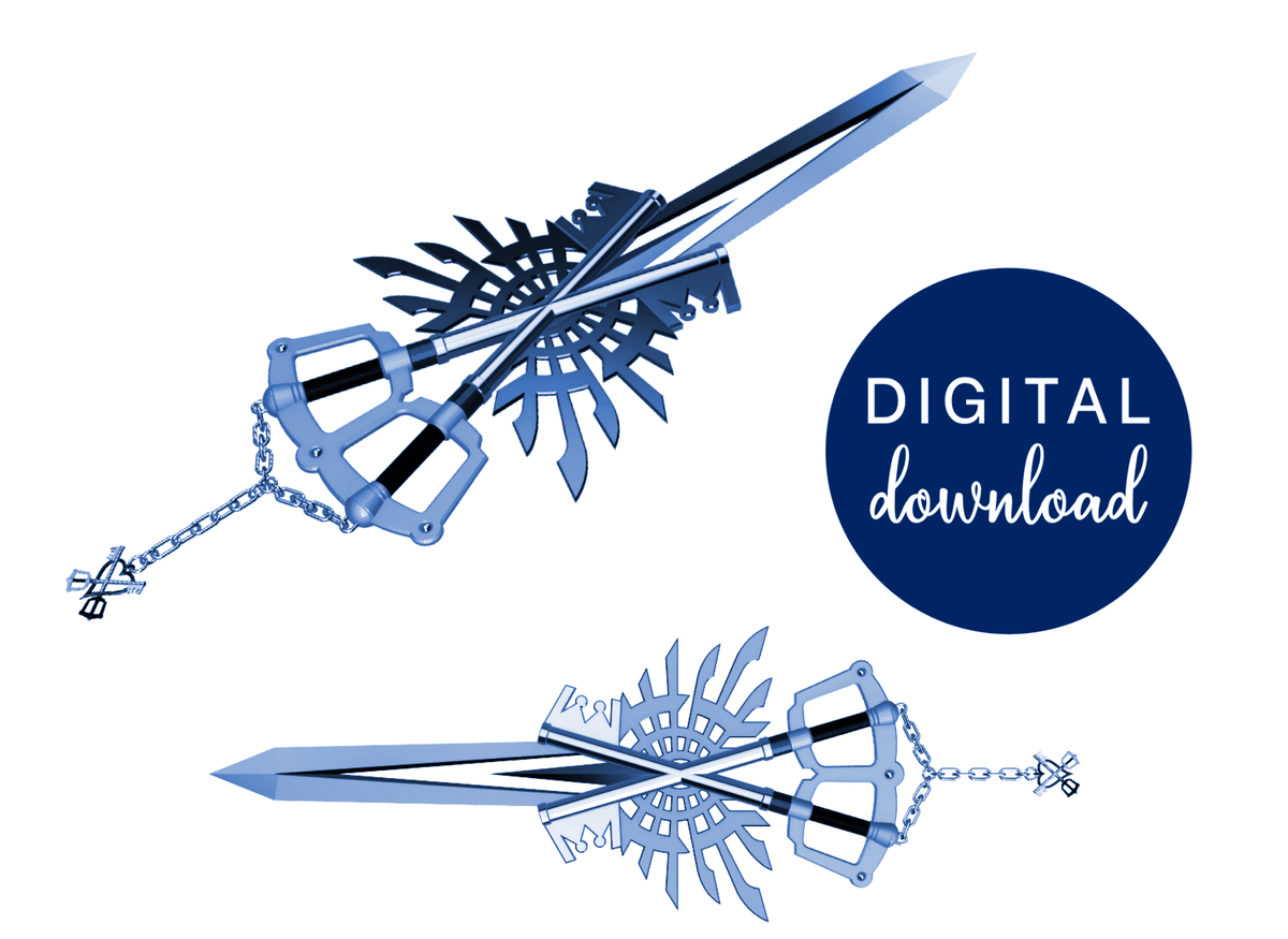 X-Blade Keyblade STL FILES [Kingdom Hearts] - Illustris Models