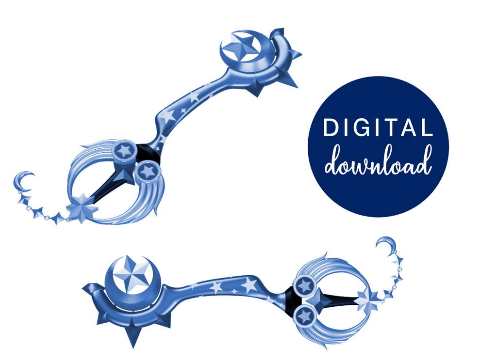 Star Seeker Keyblade STL FILES [Kingdom Hearts] Illustris Models & 3D Printing