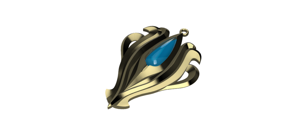 AZURA Necklace Charm STL Files [Fire Emblem: Fates] Illustris Models