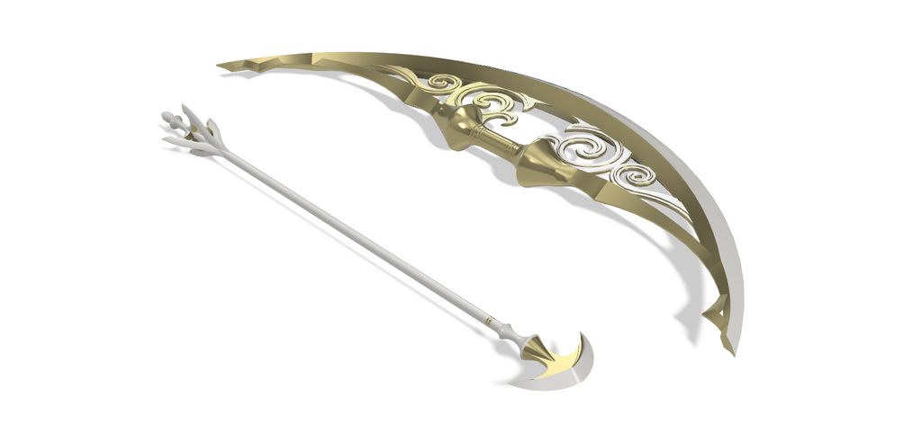 LINK Bow of Light STL FILES [Legend of Zelda: Breath of the Wild] illustrismodels