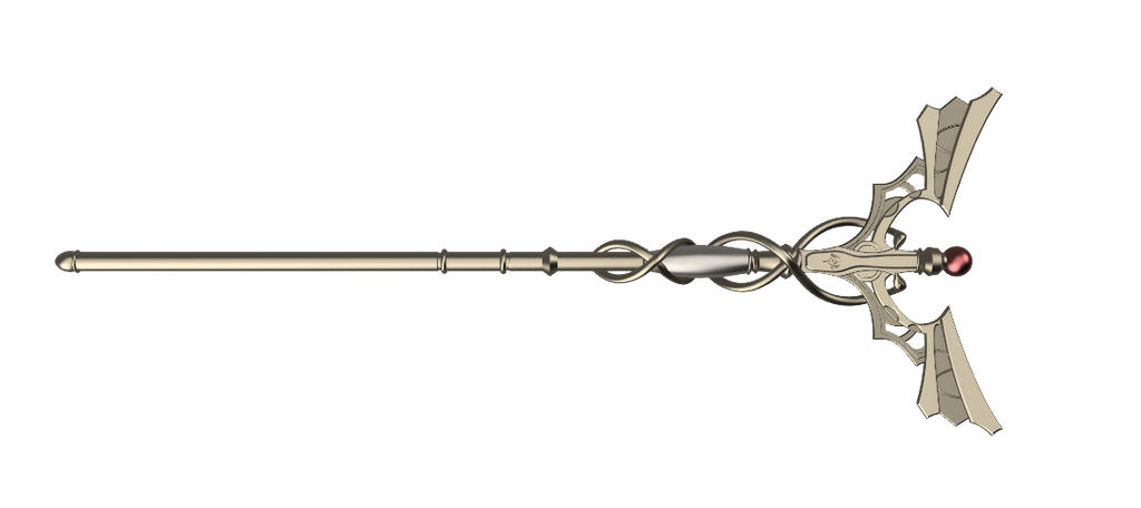 FLAYN Caduceus Staff STL FILES [Fire Emblem Three Houses] illustrismodels