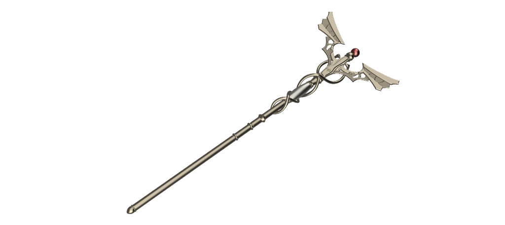 FLAYN Caduceus Staff STL FILES [Fire Emblem Three Houses] illustrismodels