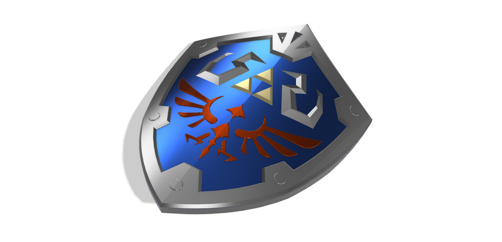 LINK Hylian Shield STL FILES [Legend of Zelda] illustrismodels