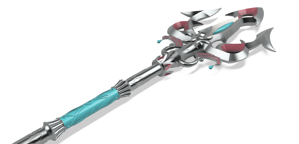 MIPHA Lightscale Trident STL FILES [Legend of Zelda: Breath of the Wild] illustrismodels