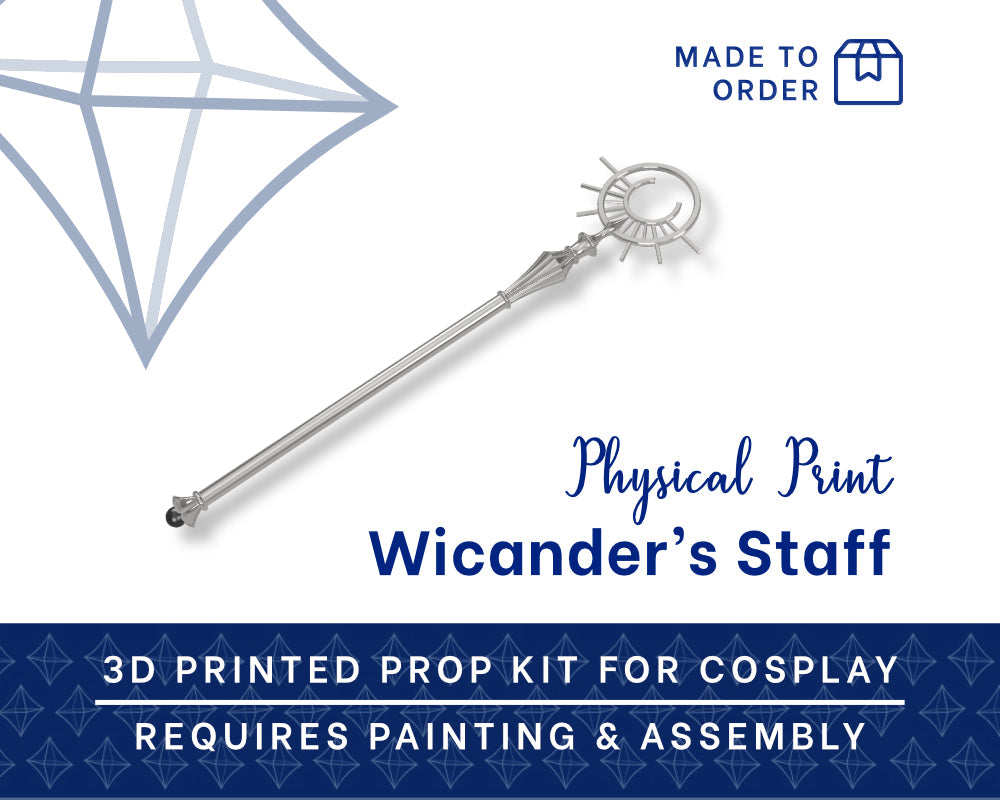 Wicander's Cleric Staff 3D Printed Kit - Critical Role Campaign 4 Cosplay Prop Illustris Models & 3D Printing