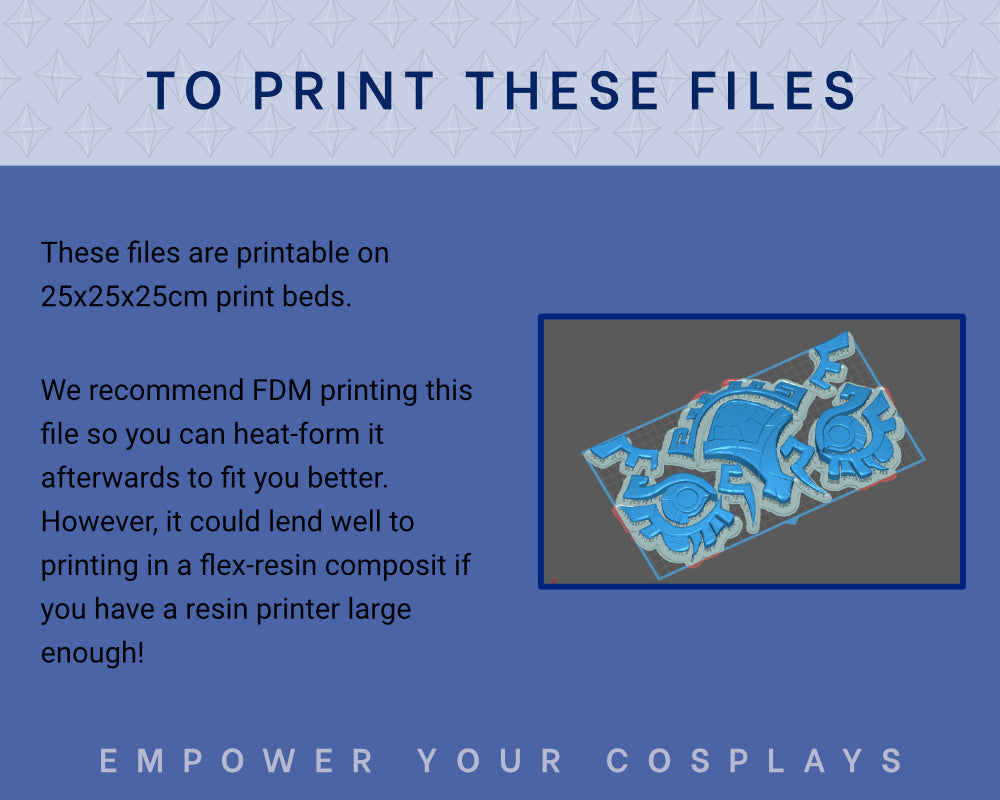 Mon Mothma Headdress STL Files - Star Wars Cosplay Accessory (Digital Download) Illustris Models