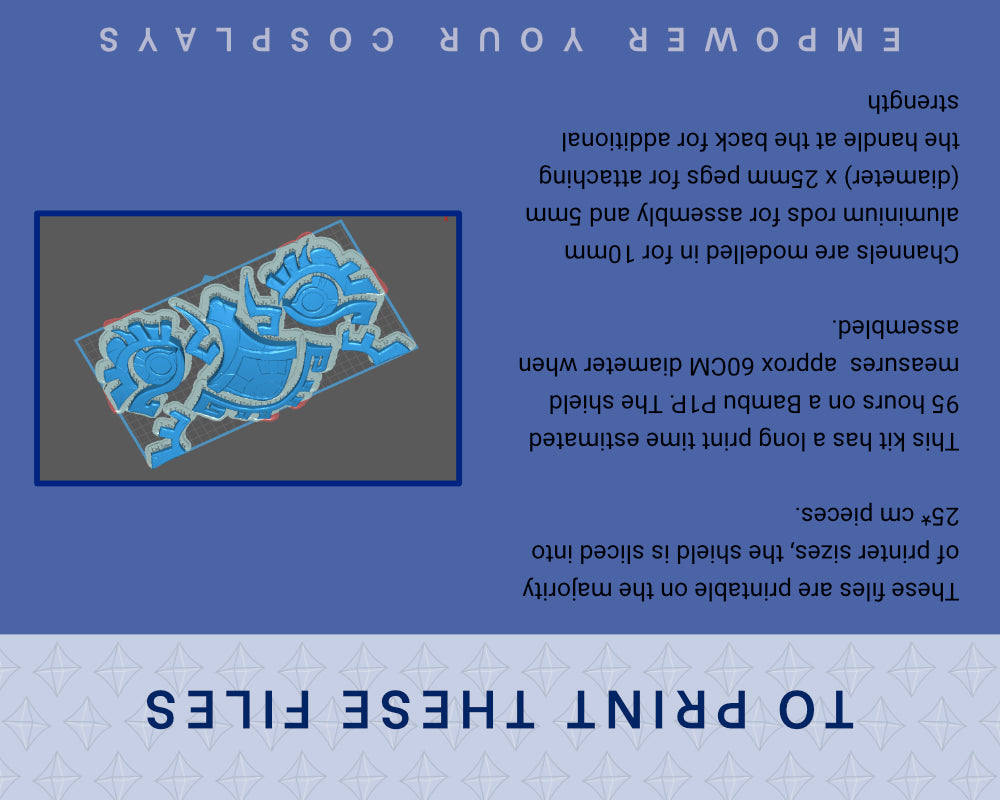 PANTHEON baker Pie Shield STL FILES [League of Legends] Illustris Models & 3D Printing