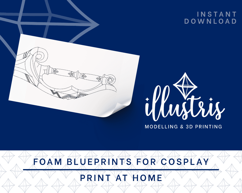 LINK Master Sword BLUEPRINT [The Legend of Zelda] - Illustris Models