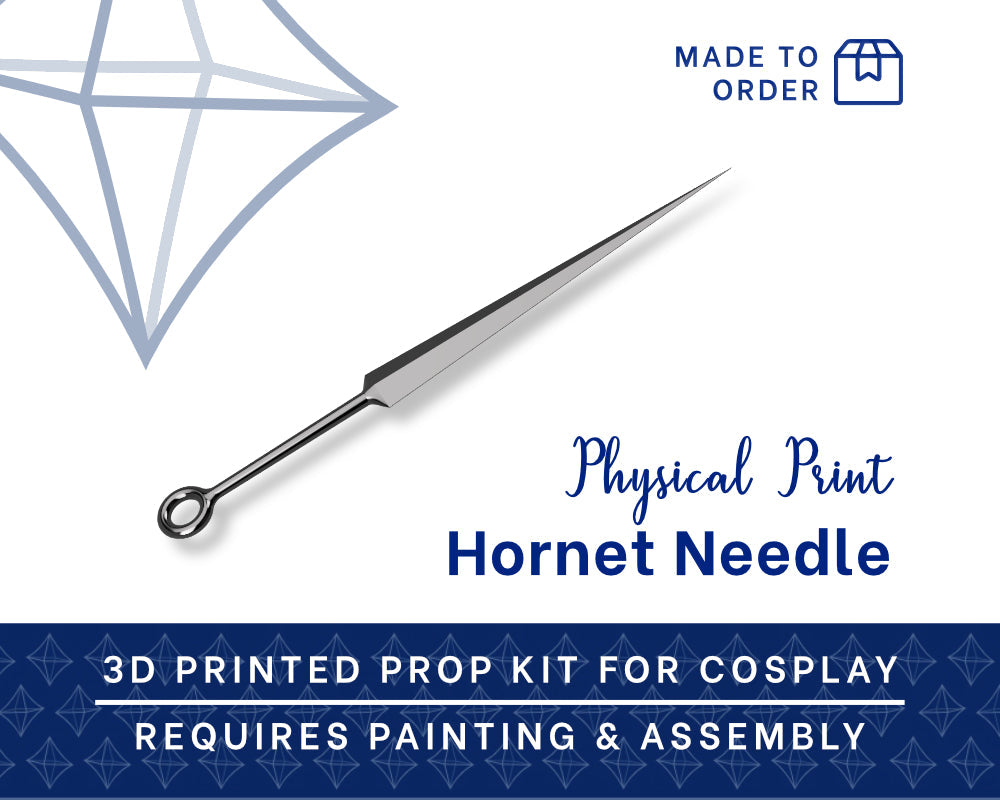 Hornet Needle 3D Printed Kit - Hollow Knight: Silksong Cosplay Prop Illustris Models & 3D Printing