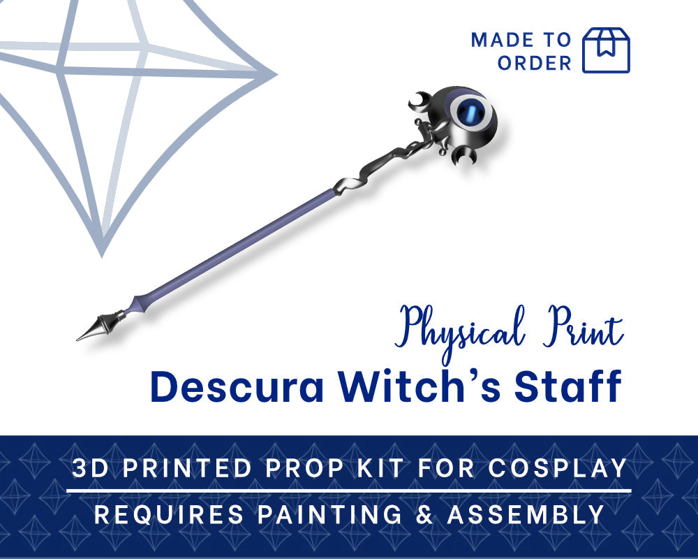 Melinoe Descura Witch's Staff 3D Printed Kit - Hades II Cosplay Prop Illustris Models