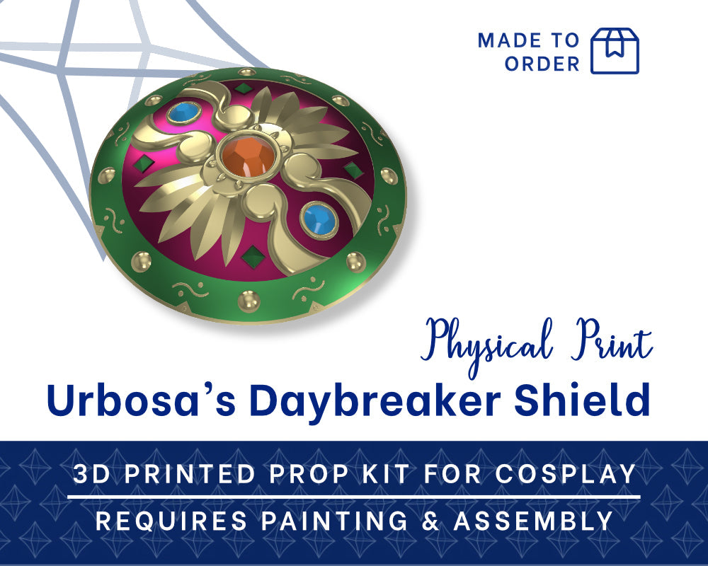 Urbosa Daybreaker 3D Printed Kit - Zelda Breath of the Wild Cosplay Prop Illustris Models & 3D Printing