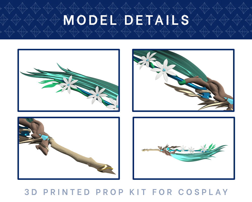 Nia Anima Weapon 3D Printed Kit - Xenoblade Cosplay Prop Illustris Models