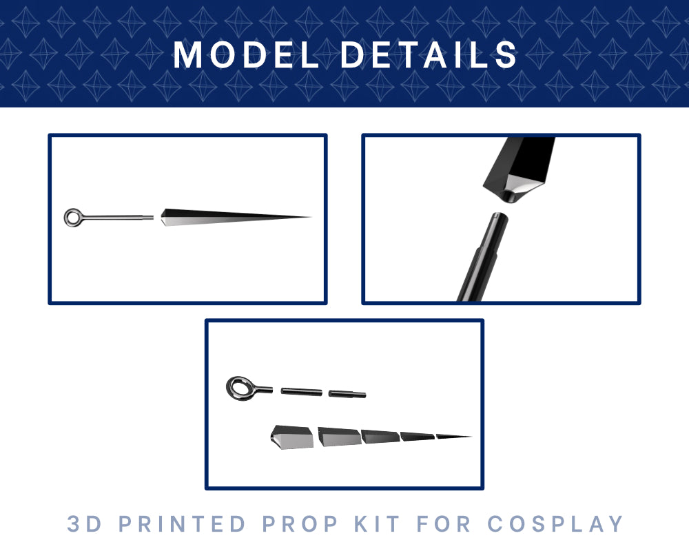 Hornet Needle 3D Printed Kit - Hollow Knight: Silksong Cosplay Prop Illustris Models & 3D Printing