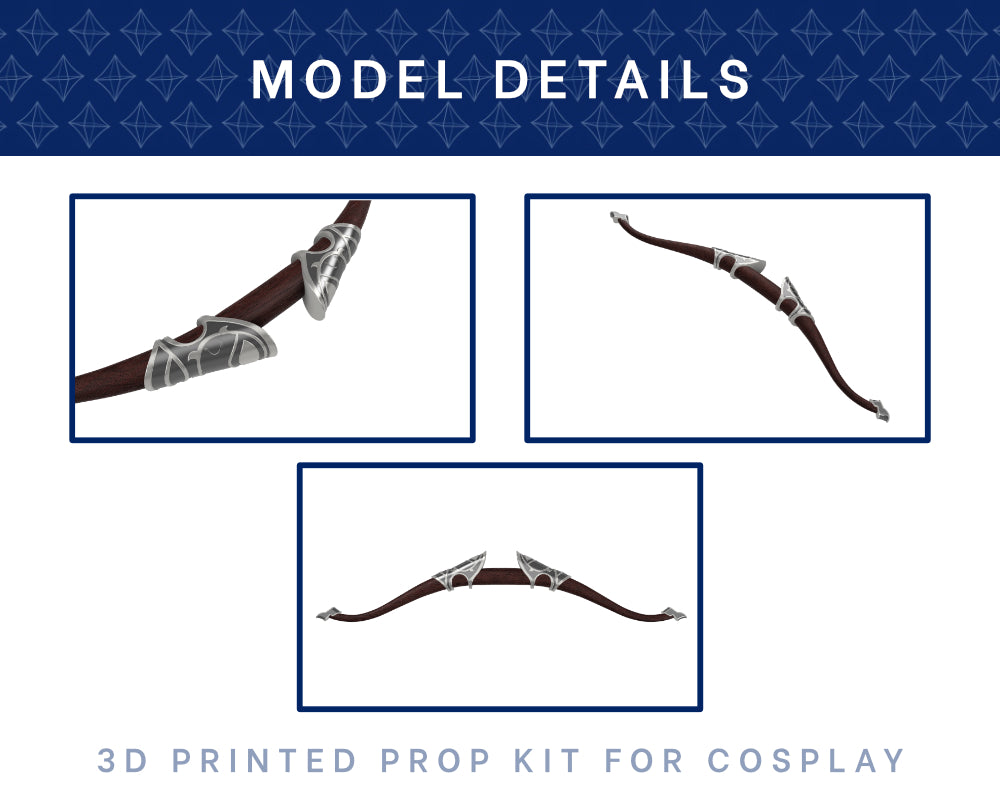 LINK Traveler's Bow 3D Printed Kit [Legend of Zelda: Breath of the Wild] illustrismodels