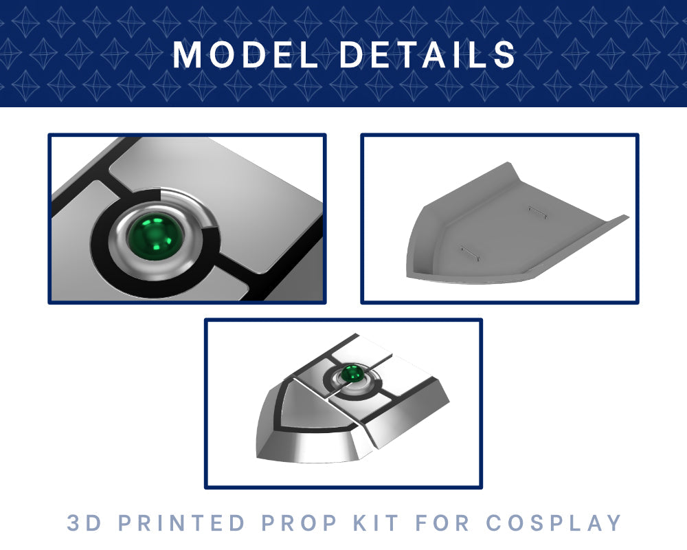 Naofumi's Shield 3D Printed Kit - Rising of the Shield Hero Cosplay Prop Illustris Models & 3D Printing