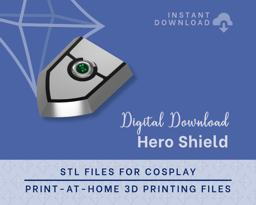 Naofumi's Shield STL Files - Rising of the Shield Hero Cosplay Prop (Digital Download) Illustris Models