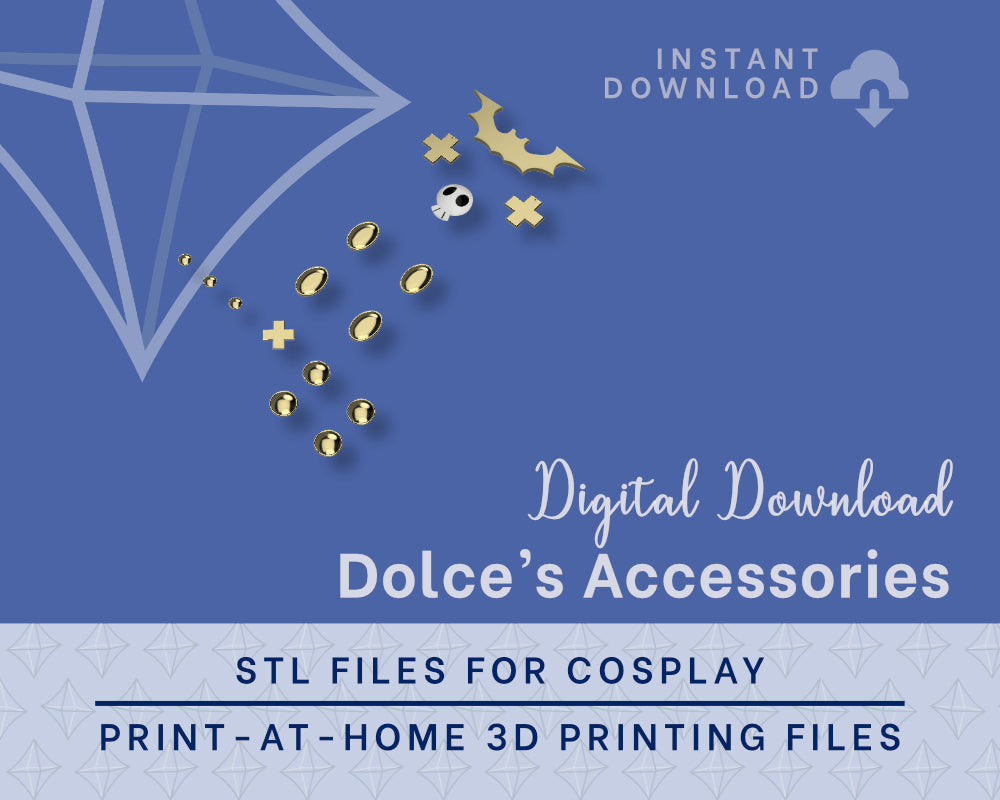 Frey Accessories STL Files - Rune Factory 4 Cosplay Accessory (Digital Download) Illustris Models & 3D Printing