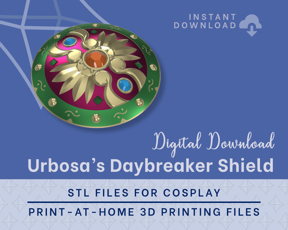 Urbosa Daybreaker STL Files - Zelda Breath of the Wild Cosplay Prop (Digital Download) illustrismodels