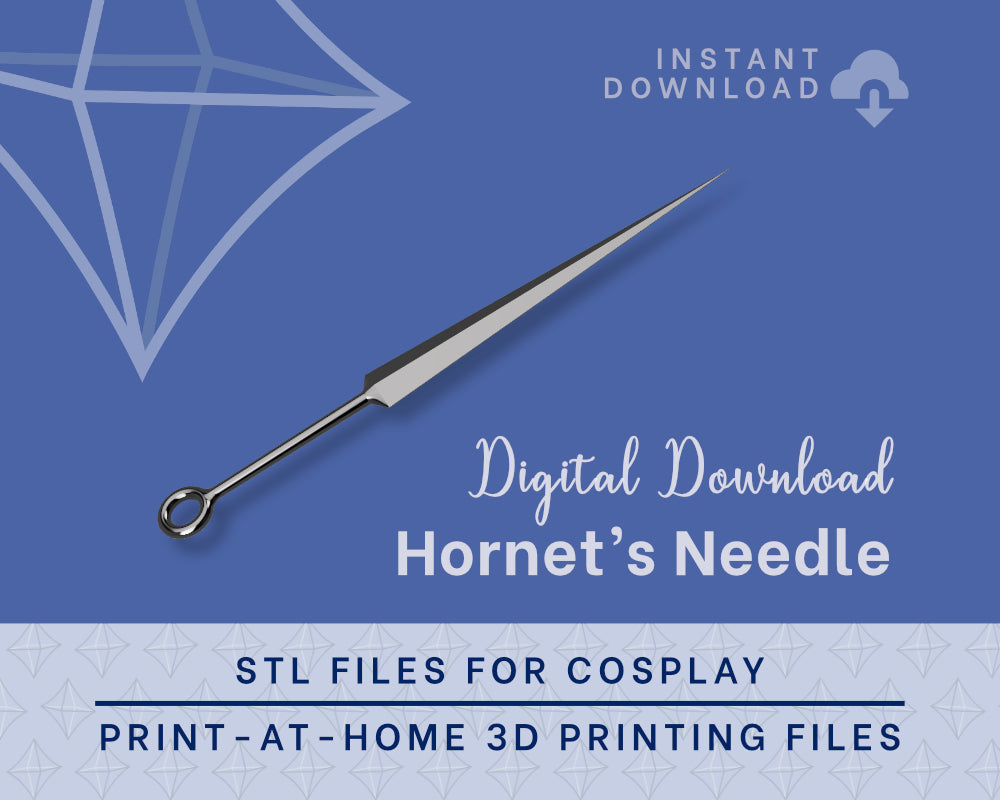 Hornet Needle STL Files - Hollow Knight: Silksong Cosplay Prop (Digital Download) Illustris Models & 3D Printing