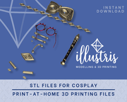 PURAH Accessories STL FILES [Legend of Zelda: Tears of the Kingdom] Illustris Models & 3D Printing