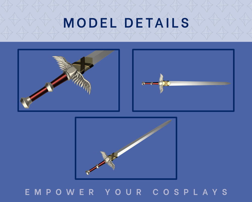 Hungry Adventurer Sword STL Files Cosplay Prop | 3D Print Files Illustris Models & 3D Printing