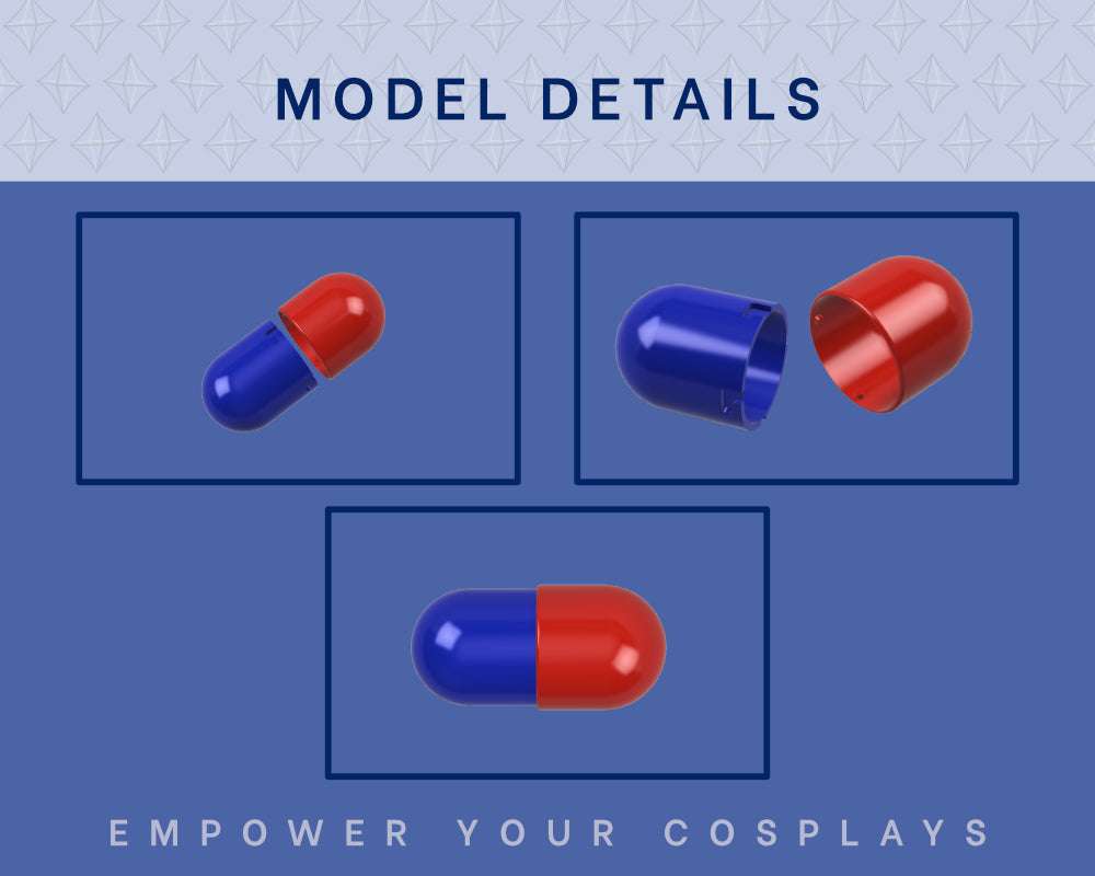 DR Mario Pill STL Files - Super Smash Bros Cosplay Prop (Digital Download) Illustris Models & 3D Printing