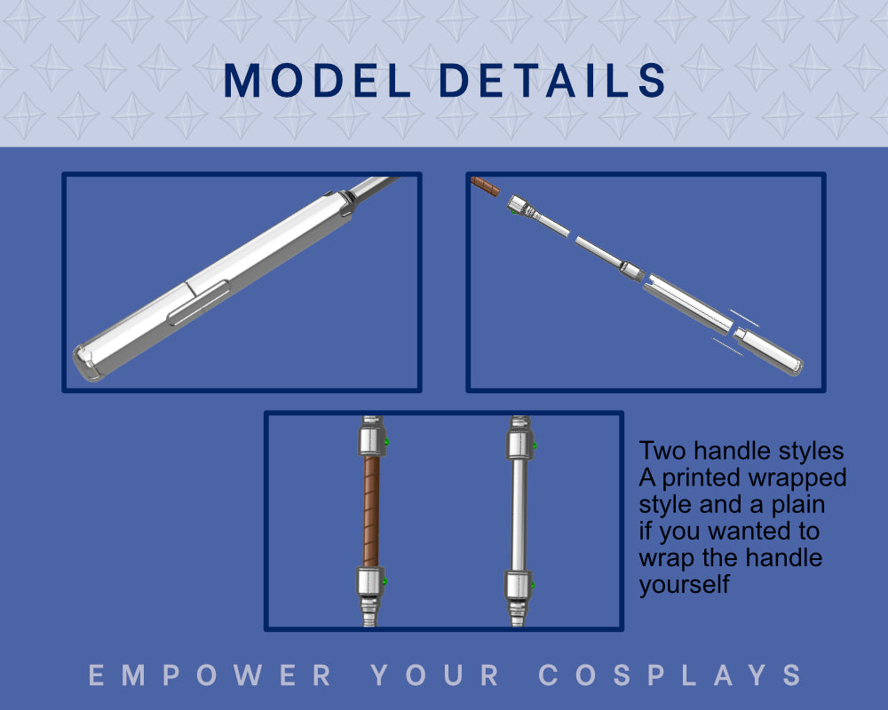 AERITH Guard Stick STL FILES (Final Fantasy VII Remake) Illustris Models