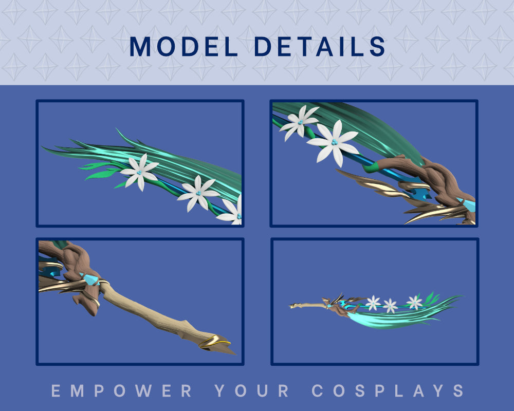 Nia Anima Weapon STL Files - Xenoblade Cosplay Prop (Digital Download) Illustris Models