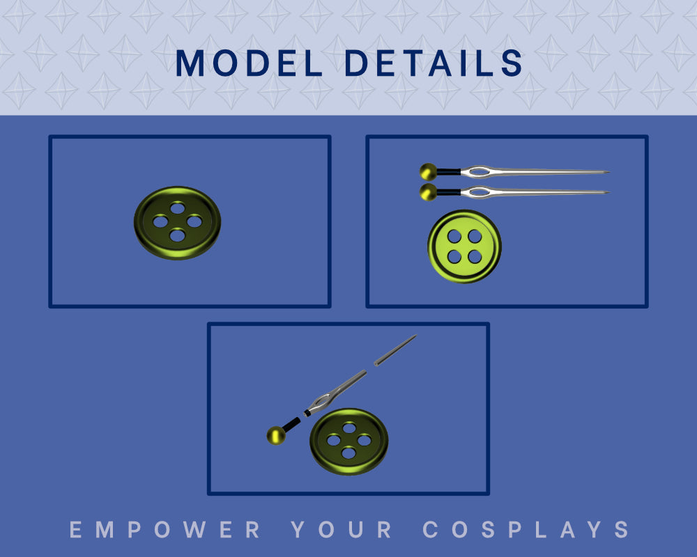 Thimble Accessories & Needles STL Files - Critical Role Campaign 4 Cosplay Accessory (Digital Download) Illustris Models & 3D Printing