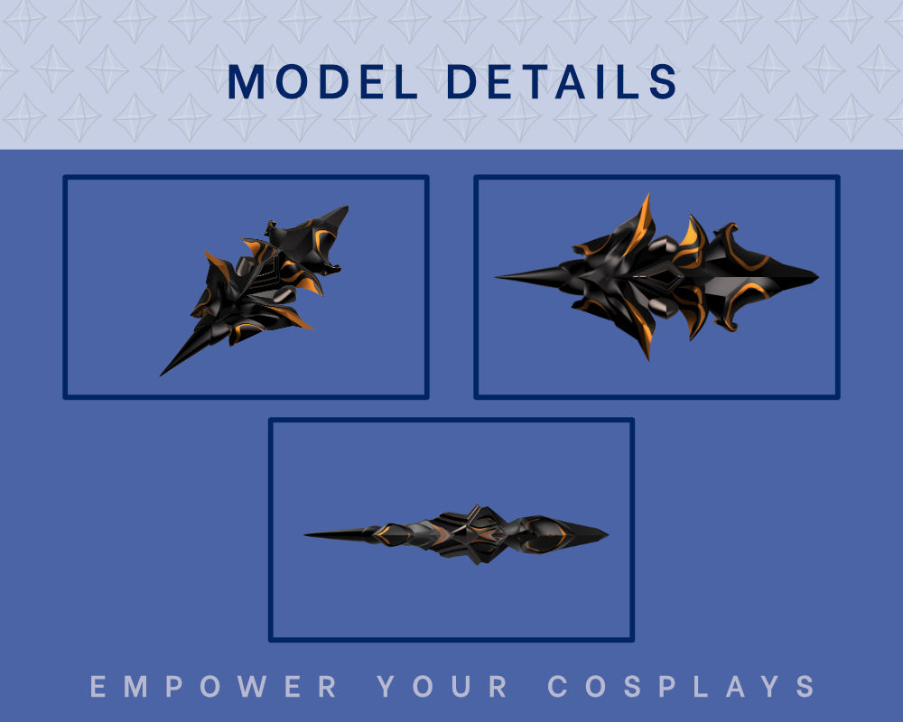 Midna Shadow Crystal STL Files - Zelda: Twilight Princess Cosplay Accessory (Digital Download) Illustris Models & 3D Printing