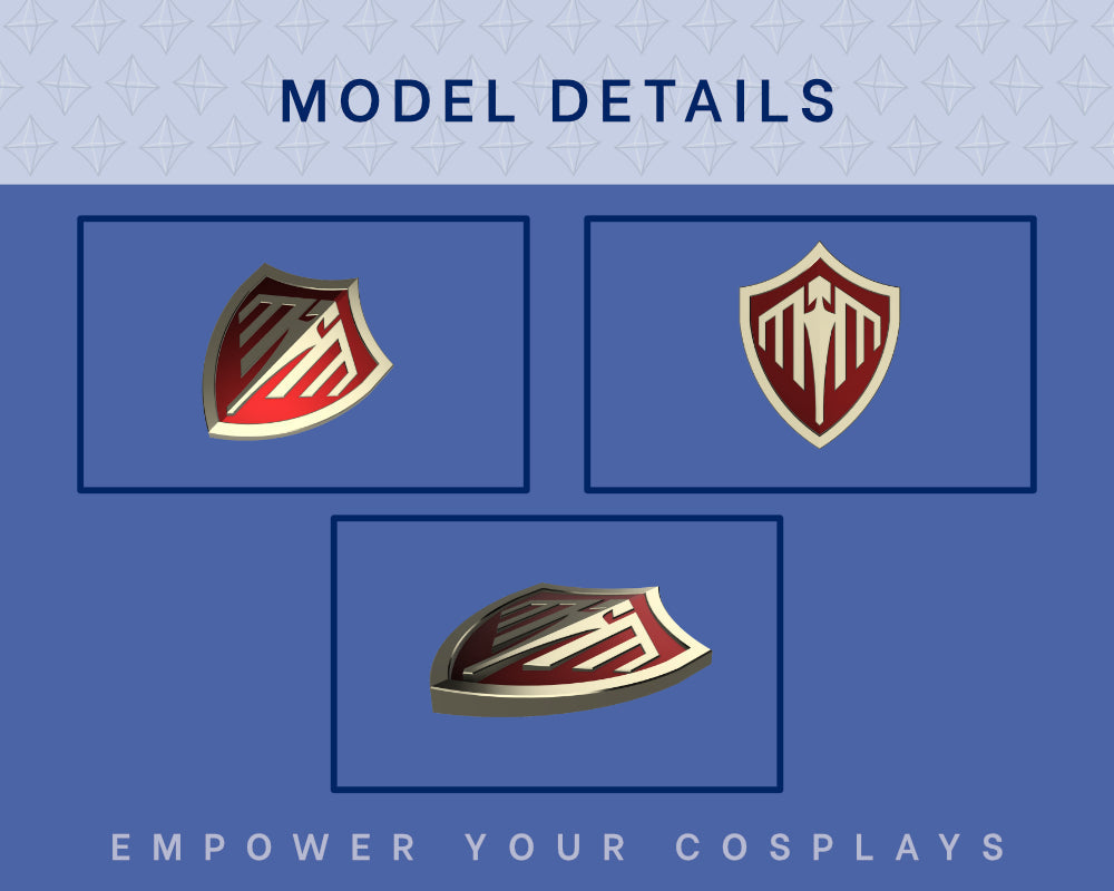 Lucina Cape Brooch STL Files - Fire Emblem Awakening Cosplay Accessory (Digital Download) Illustris Models