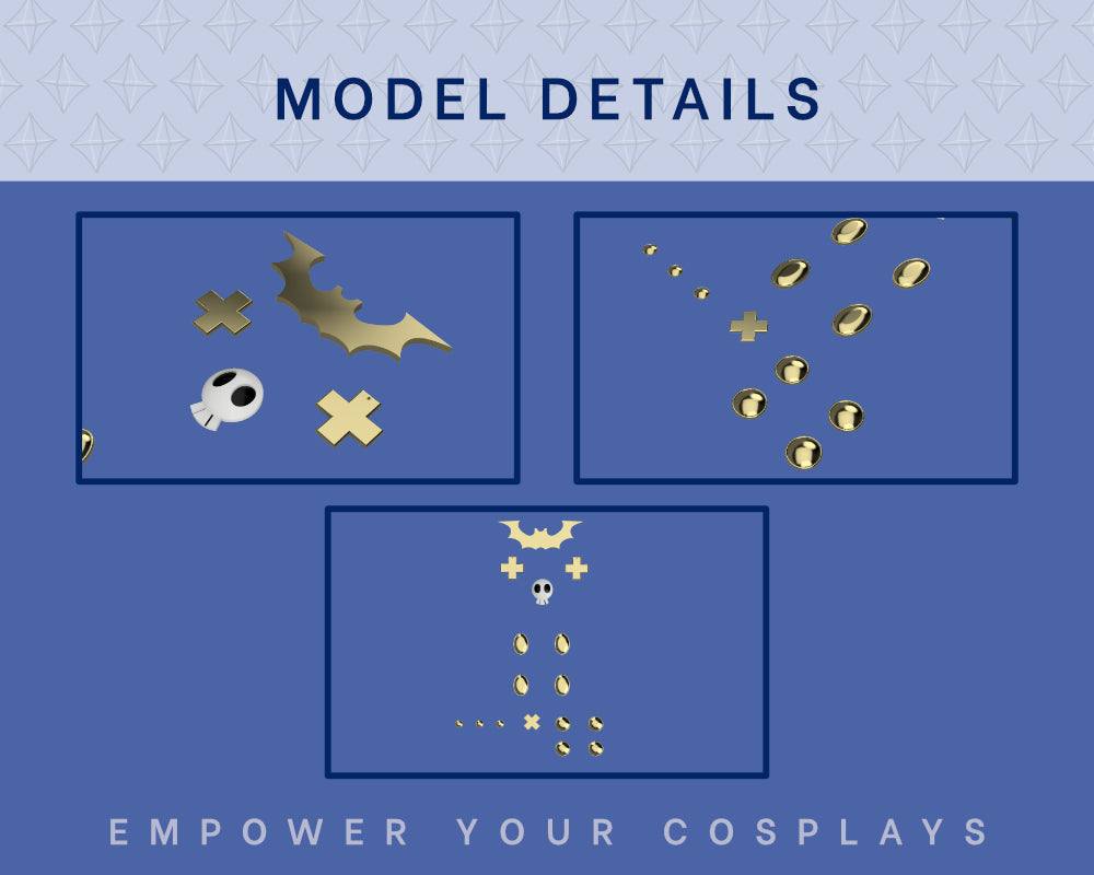 Frey Accessories STL Files - Rune Factory 4 Cosplay Accessory (Digital Download) Illustris Models & 3D Printing