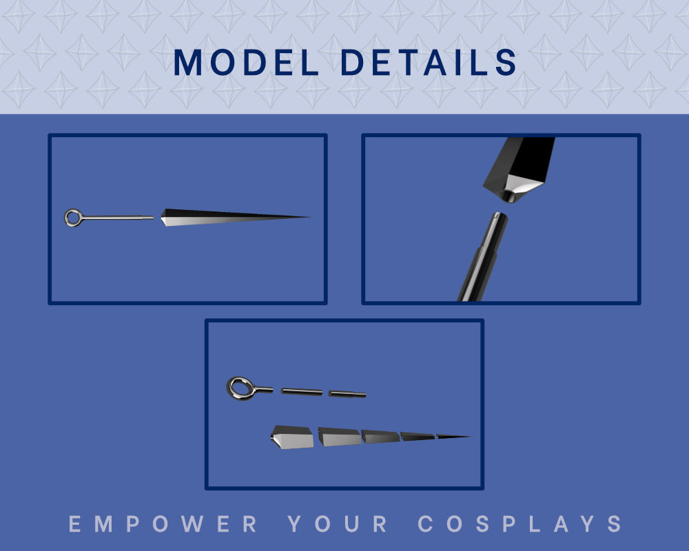 Hornet Needle STL Files - Hollow Knight: Silksong Cosplay Prop (Digital Download) Illustris Models & 3D Printing