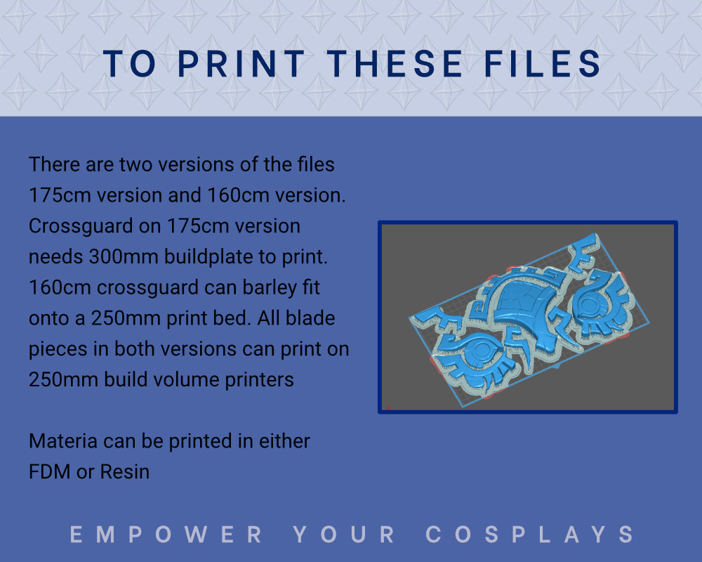 CLOUD Buster Sword STL FILES (Final Fantasy 7 Remake) Illustris Models & 3D Printing