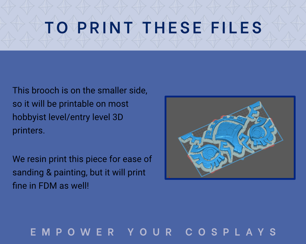 SHADOWHEART Camp Brooch STL FILES (Baldur's Gate 3) Illustris Models & 3D Printing