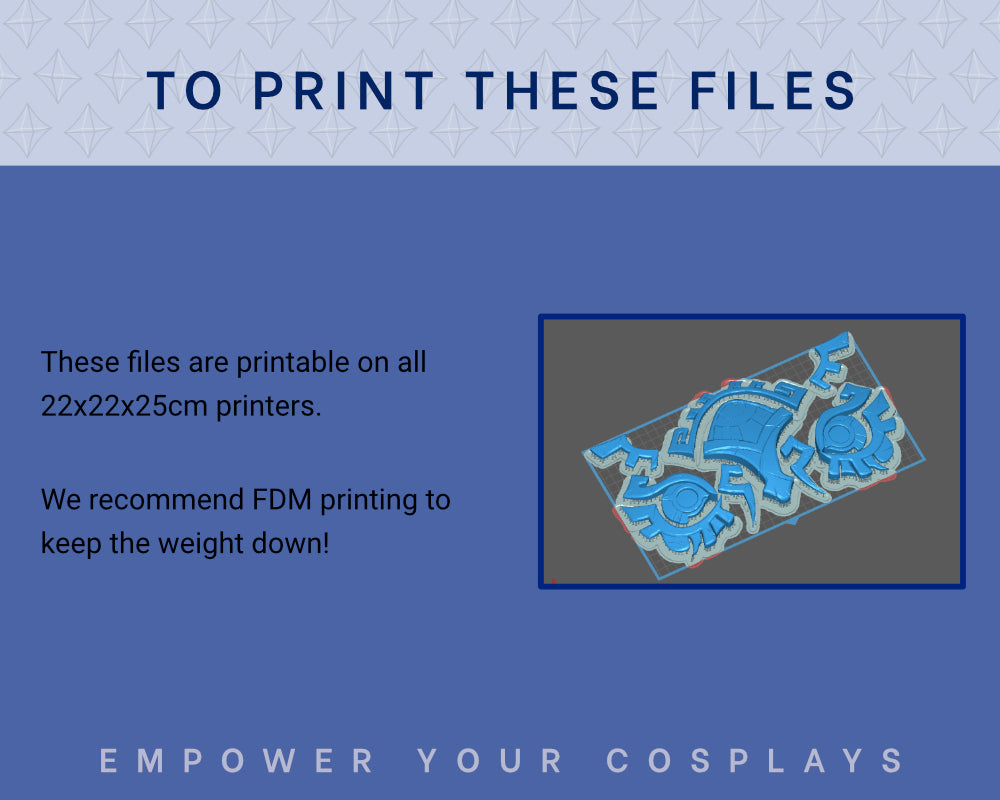 Oathkeeper Keyblade STL FILES [Kingdom Hearts] Illustris Models