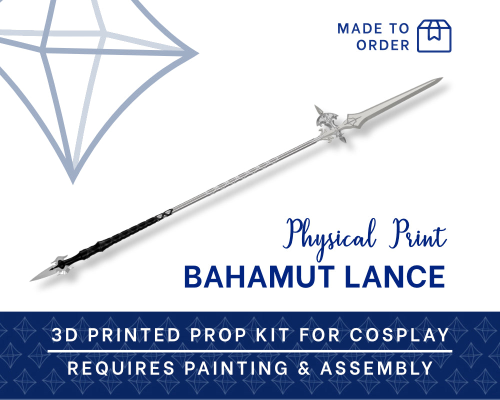 DION Bahamut Lance 3D PRINTED KIT [Final Fantasy xvi] Cosplay Prop Illustris Models