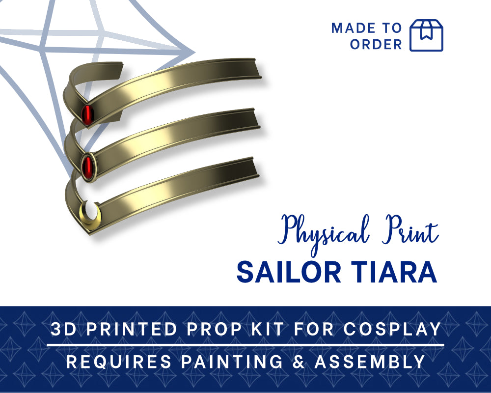 SAILOR SCOUT Tiara 3D Printed Kit [Sailor Moon] illustrismodels
