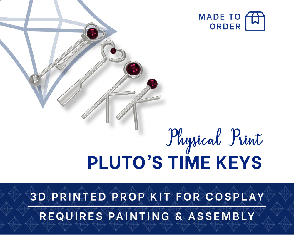 SAILOR PLUTO Time Keys 3D PRINTED KIT [Sailor Moon Crystal] Illustris Models