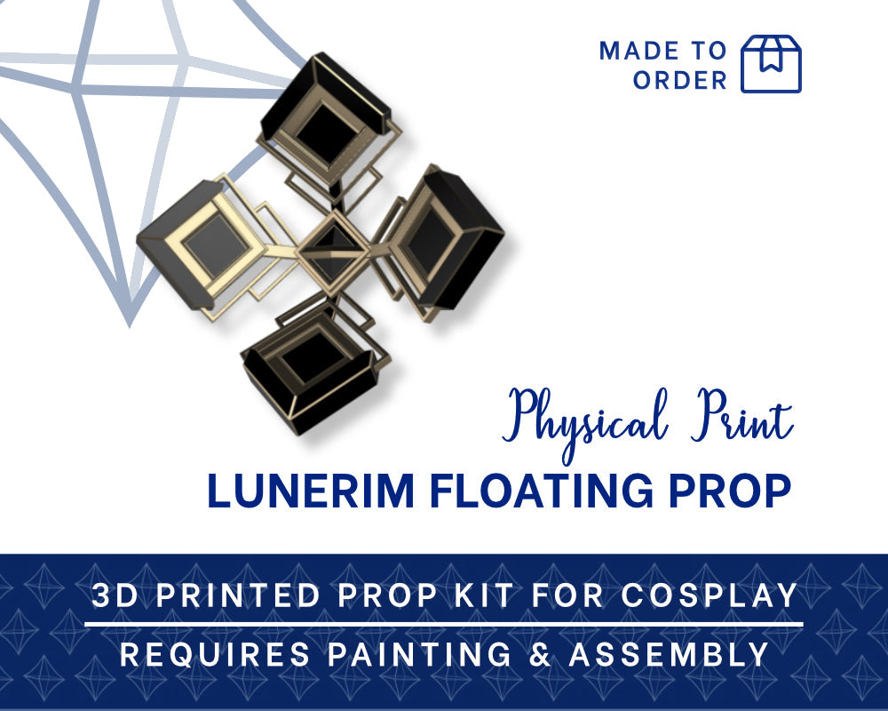 LUNE Lunerim Floating Prop 3D PRINTED KIT [Expedition 33] | Cosplay Prop Kit Illustris Models