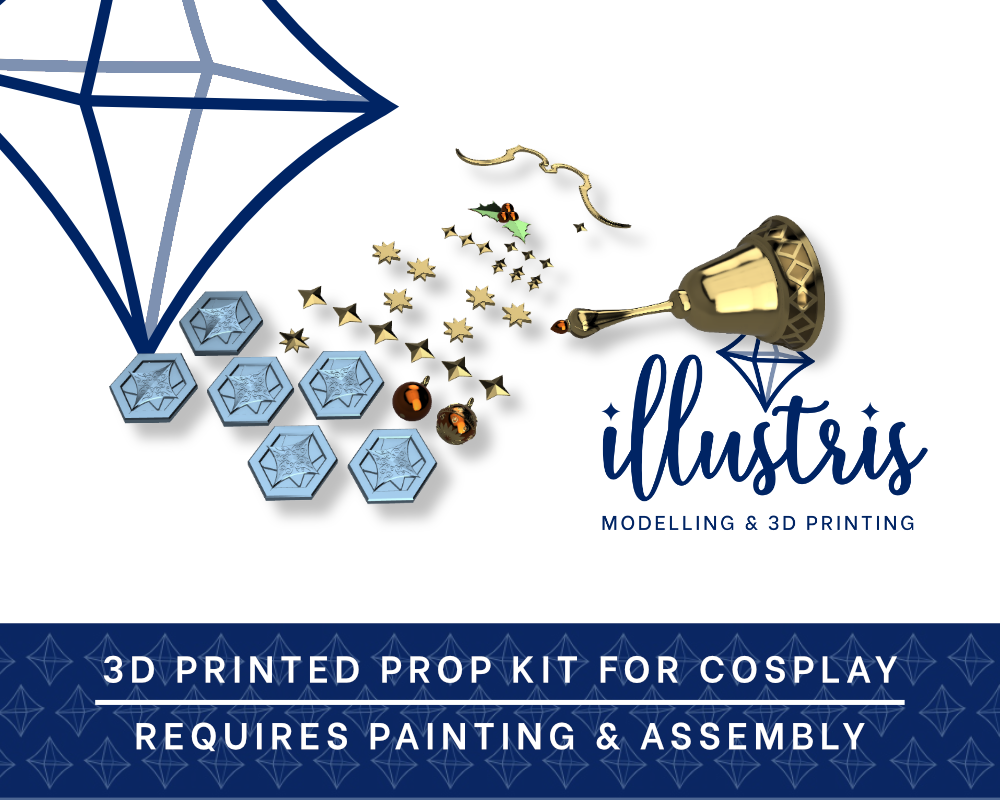 Winter Lissa Accessories 3D PRINTED KIT [Fire Emblem: Heroes] Illustris Models & 3D Printing