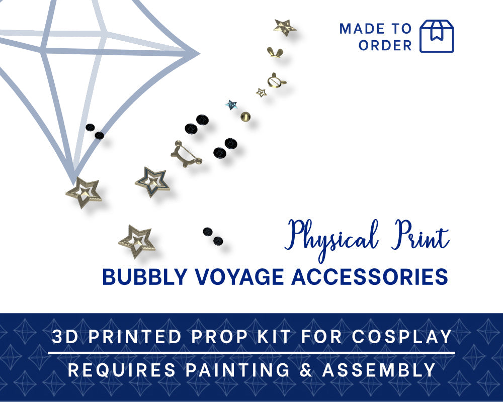 BUBBLY VOYAGE Accessory kit 3D PRINT [Infinity Nikki] Illustris Models