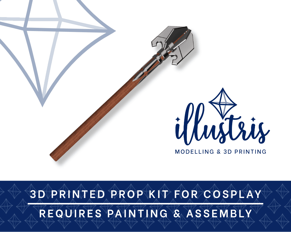 SHADOWHEART Mace 3D Printed Kit (Baldur's Gate 3) – Illustris Models