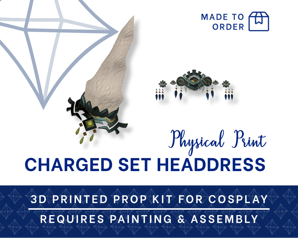 LINK Charged Set Headdress Resin 3D PRINTED KIT [Legend of Zelda: Tears of the Kingdom] Illustris Models