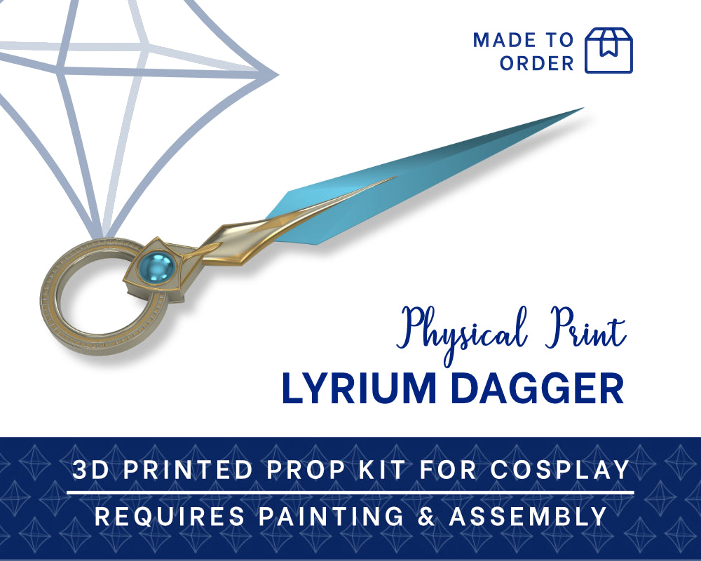 LYRIUM Dagger 3D PRINTED KIT [Dragon Age: The Veilguard] | Cosplay Prop Illustris Models