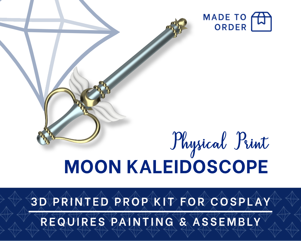 Sailor Moon Kaleiodscope 3D Printed Kit - Sailor Moon Crystal Cosplay Prop Illustris Models & 3D Printing